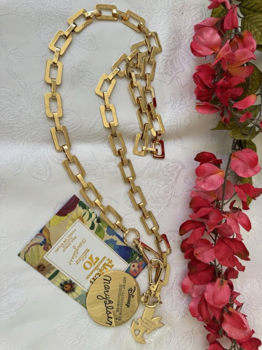 Disney Parks Alice In Wonderland 70th Anniversary Mary Blair Bag Strap Charm NWT
